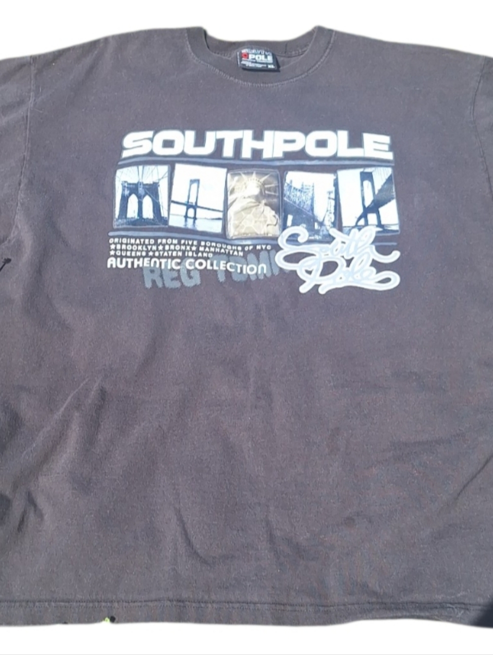 Y2K Southpole DJ Hip-Hop T-Shirt Mens XL Black Streetwear Graphic NWT